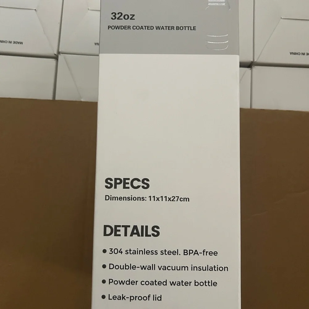 32oz Powder Coated Water Bottle
